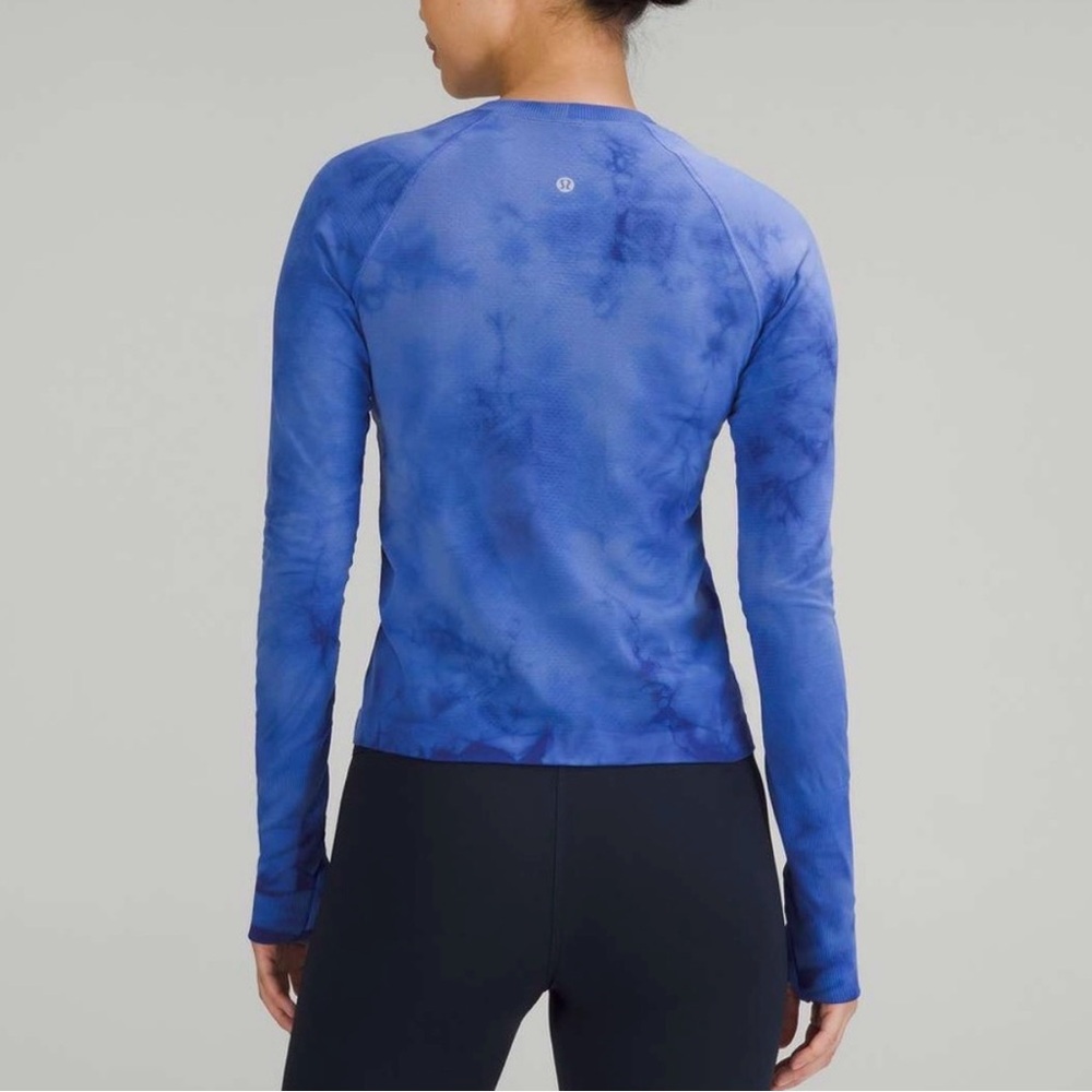 Lululemon Swiftly Tech 2.0 race length Long Sleeve Top marble dye psychic - Picture 2 of 6